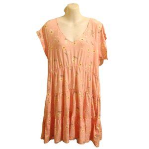 Sundress Pink White Floral XXL 2X (19)